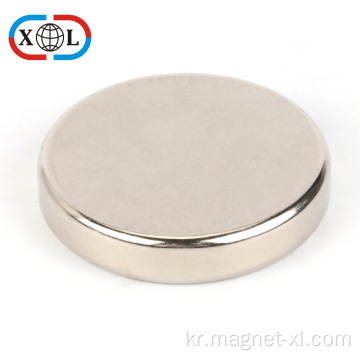 강한 도매 Nickle Finish Disc Neodymium Magnet